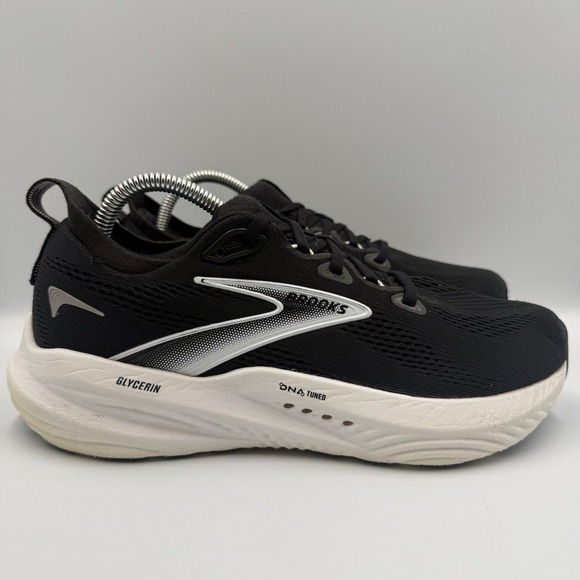 Brooks Shoes - Brooks Glycerin 22 Women's Size 9.5 Black White Athletic Running Shoes Sneakers